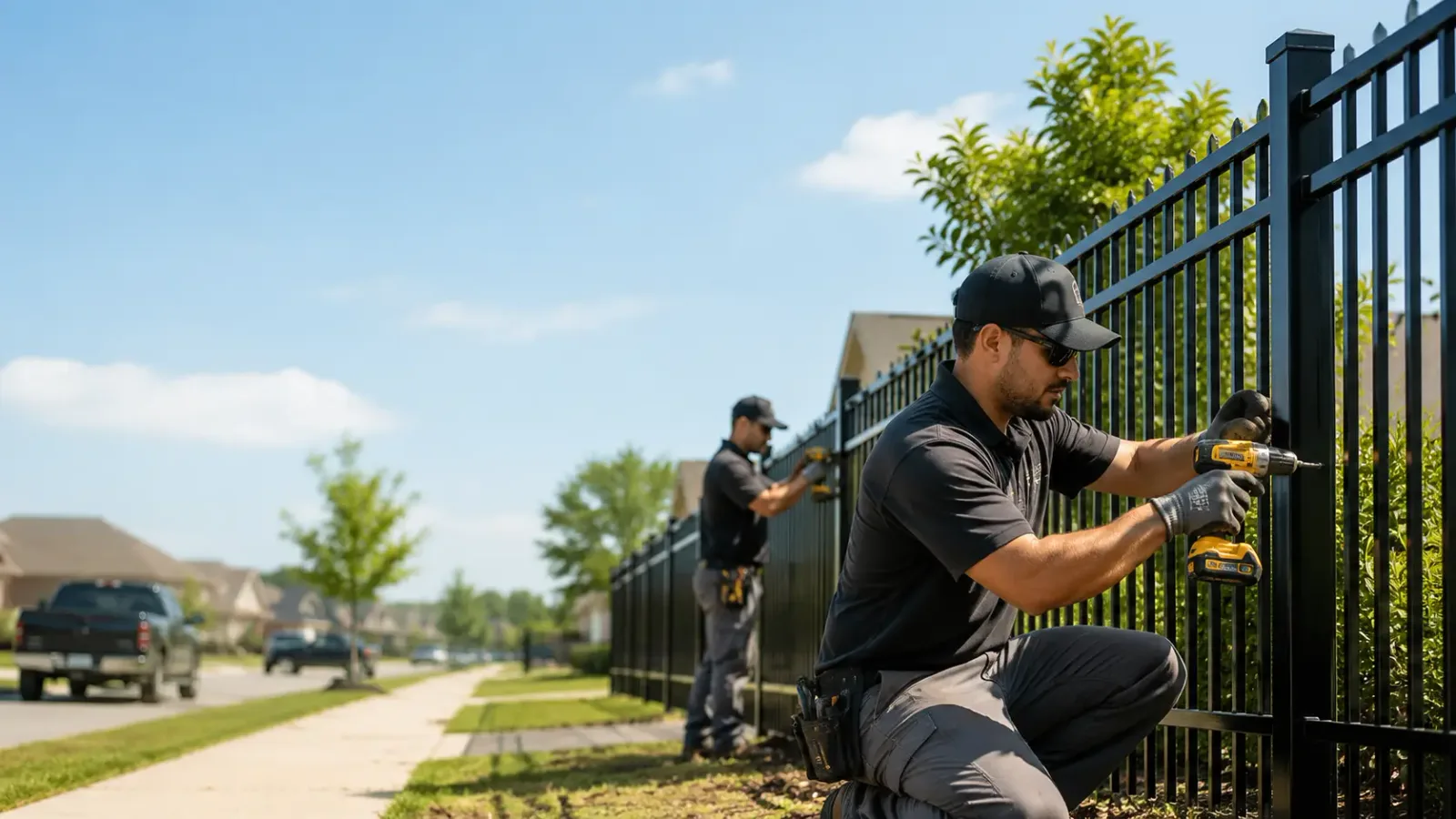 Metal Fence Installation in Haw River, NC